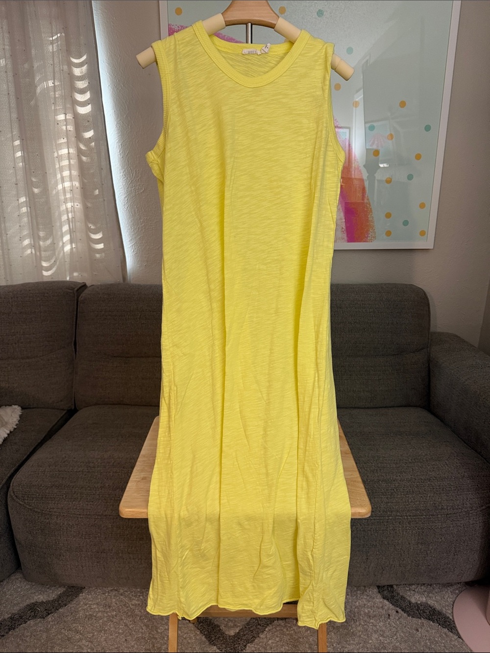 Wilt Bright Yellow Sleeveless Maxi Dress